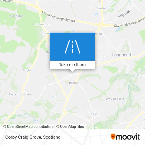 Corby Craig Grove map