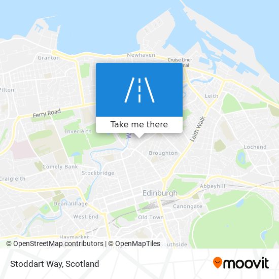 Stoddart Way map