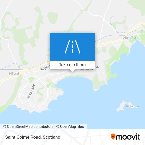 Saint Colme Road map