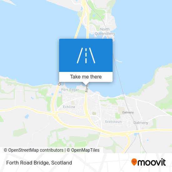 Forth Road Bridge map