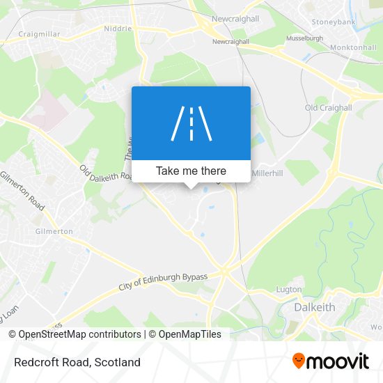 Redcroft Road map