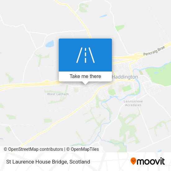 St Laurence House Bridge map