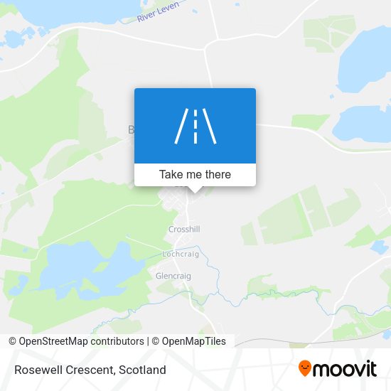 Rosewell Crescent map