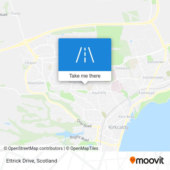 Ettrick Drive map