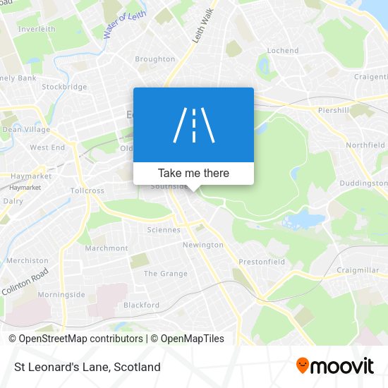 St Leonard's Lane map