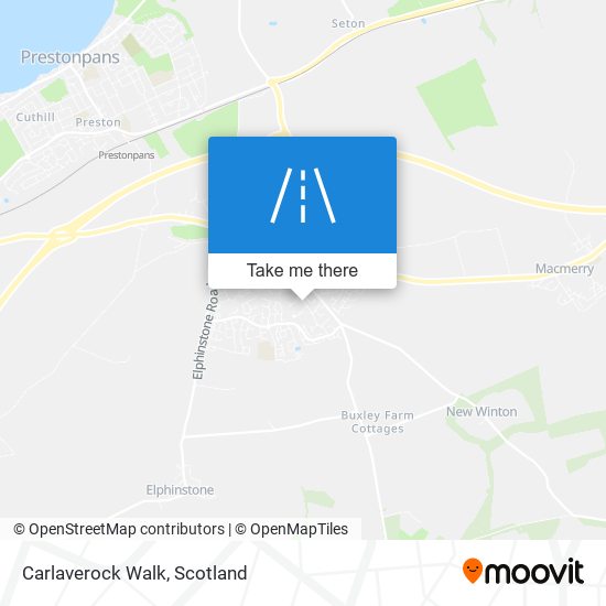 Carlaverock Walk map