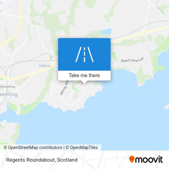 Regents Roundabout map