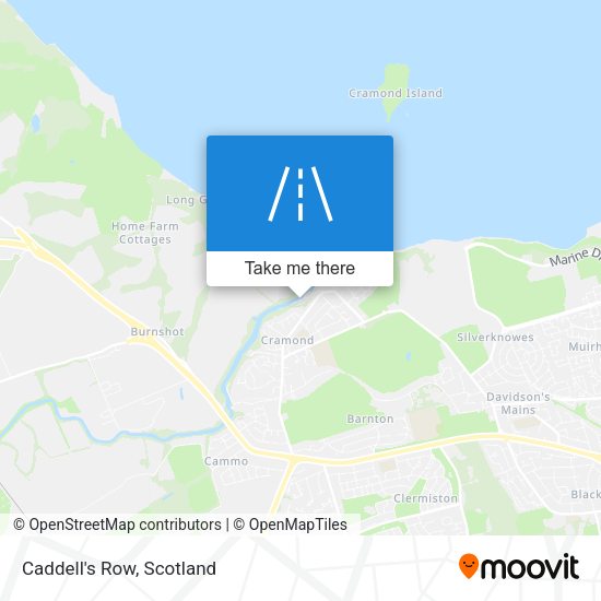 Caddell's Row map