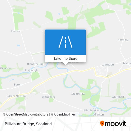 Billieburn Bridge map