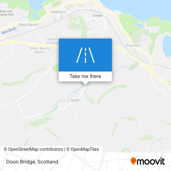 Doon Bridge map