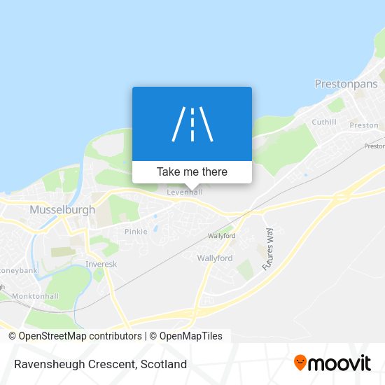 Ravensheugh Crescent map