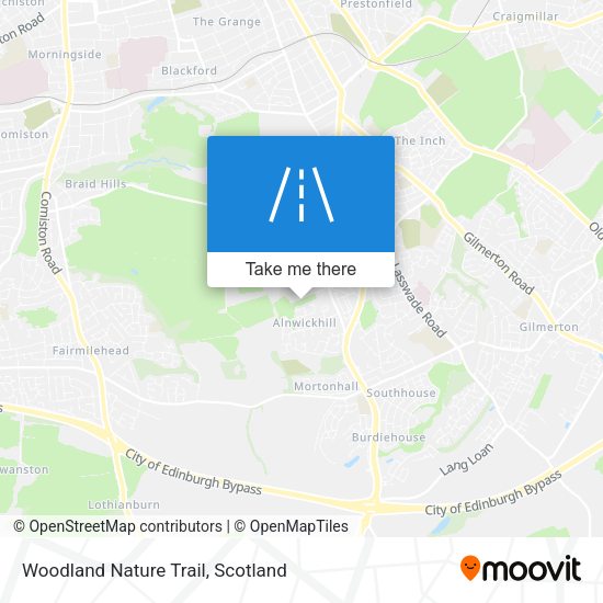 Woodland Nature Trail map