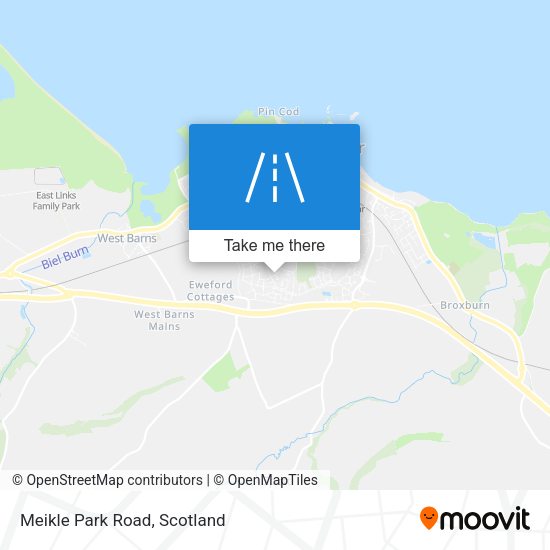 Meikle Park Road map