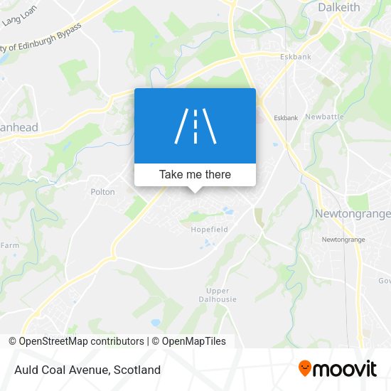 Auld Coal Avenue map