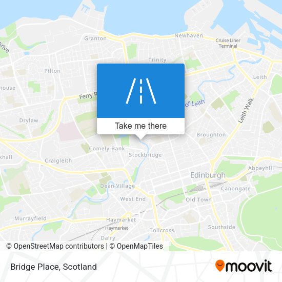 Bridge Place map