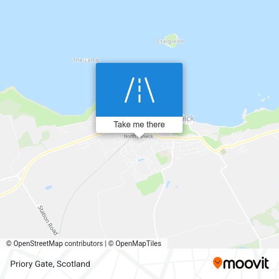 Priory Gate map