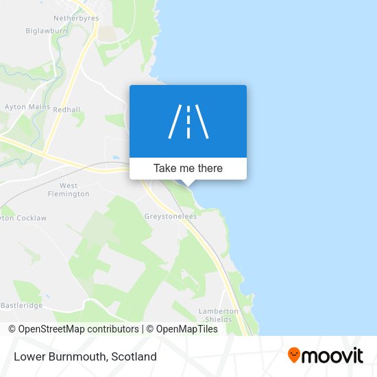 Lower Burnmouth map
