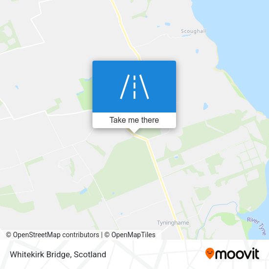 Whitekirk Bridge map