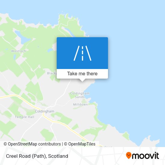 Creel Road (Path) map