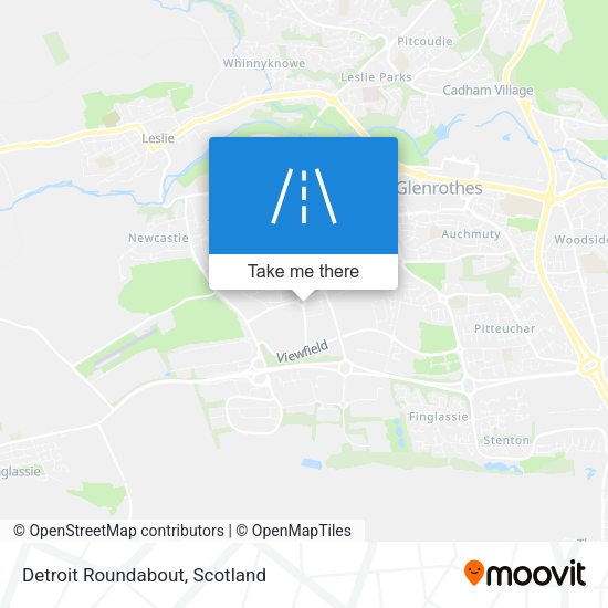 Detroit Roundabout map