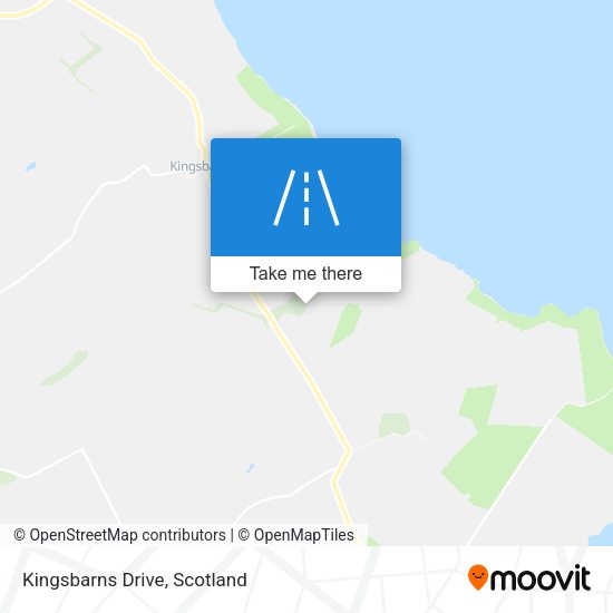 Kingsbarns Drive map
