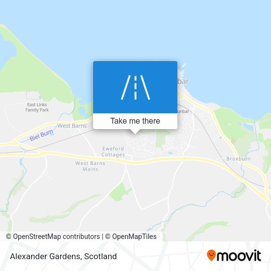 Alexander Gardens map
