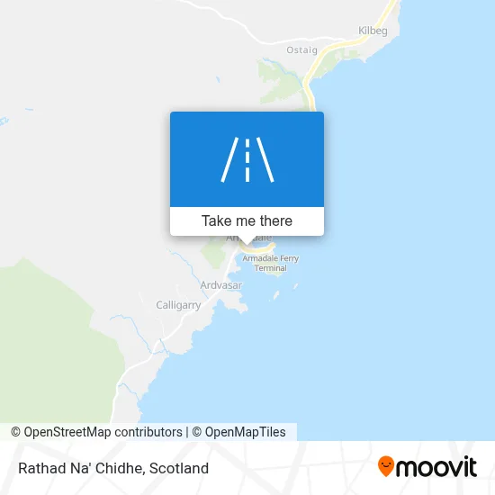 Rathad Na' Chidhe map