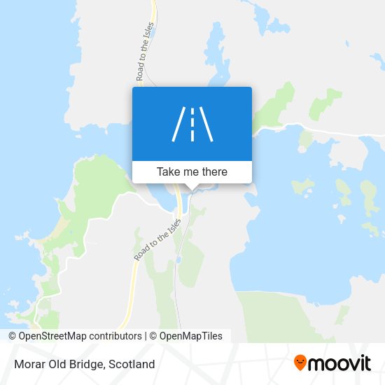 Morar Old Bridge map