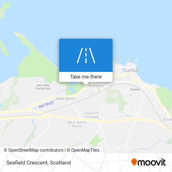 Seafield Crescent map