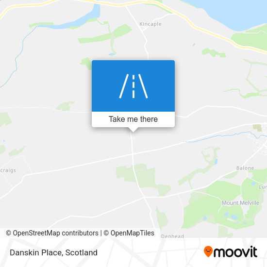 Danskin Place map