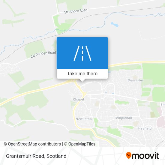 Grantsmuir Road map