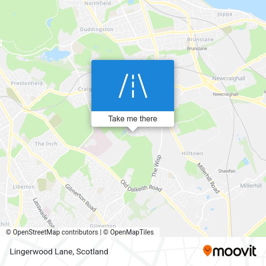 Lingerwood Lane map