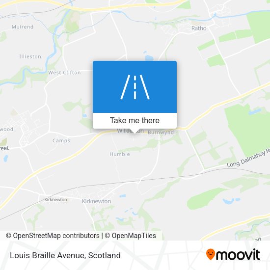 Louis Braille Avenue map