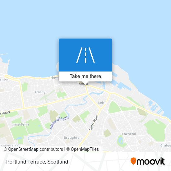 Portland Terrace map