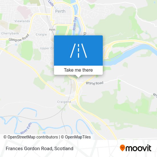 Frances Gordon Road map