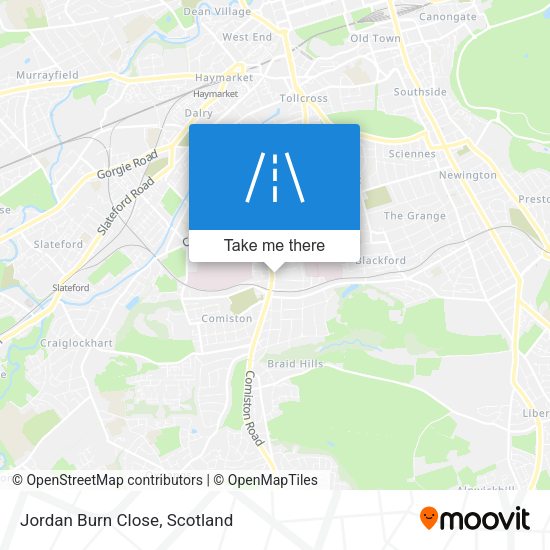 Jordan Burn Close map