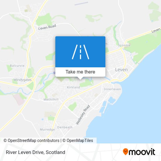 River Leven Drive map