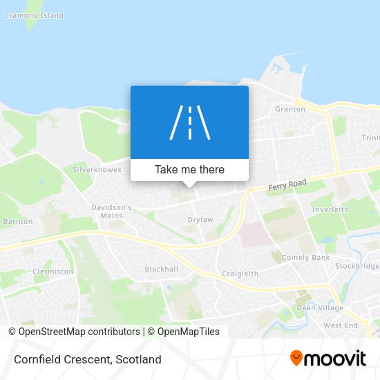 Cornfield Crescent map