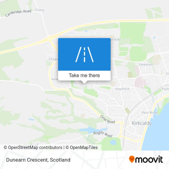 Dunearn Crescent map