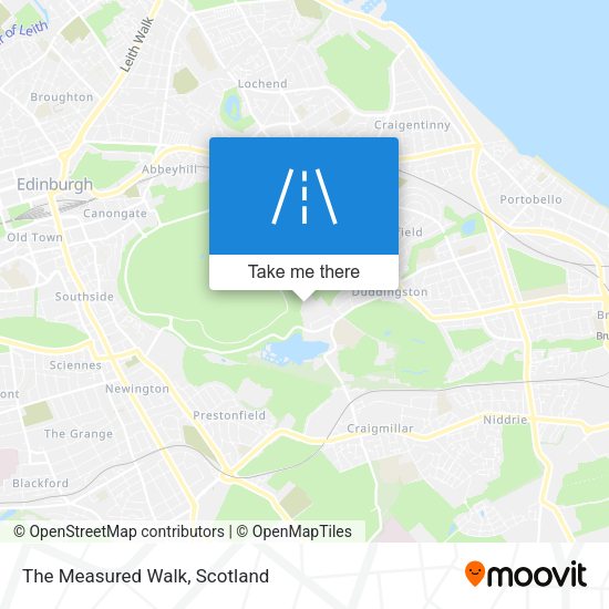 The Measured Walk map