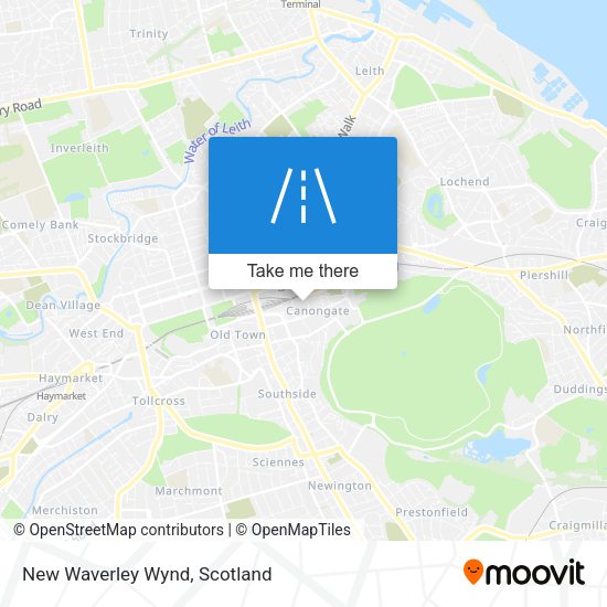 New Waverley Wynd map