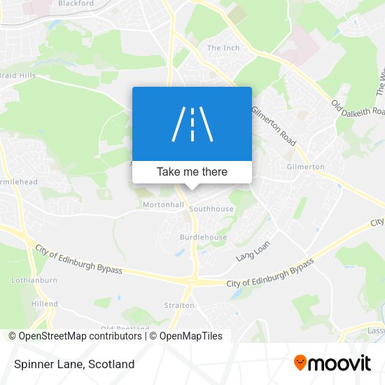 Spinner Lane map