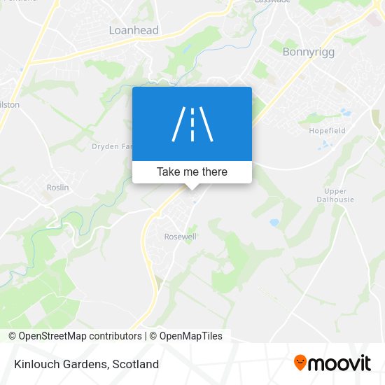 Kinlouch Gardens map