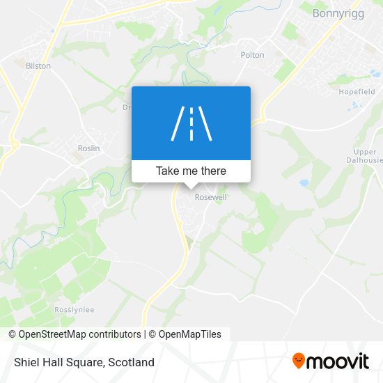 Shiel Hall Square map