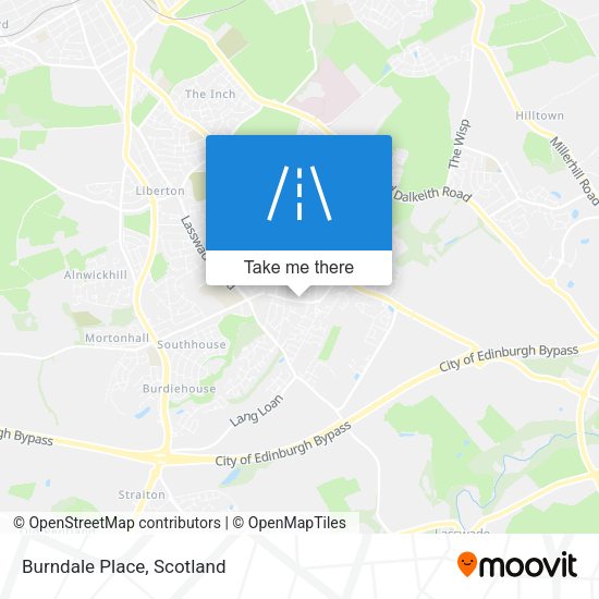 Burndale Place map