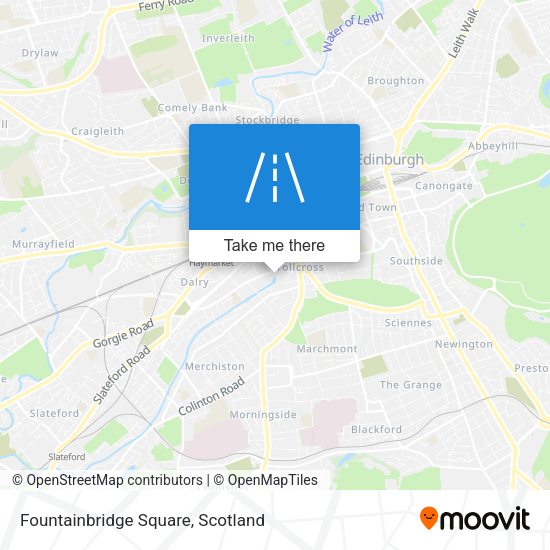 Fountainbridge Square map