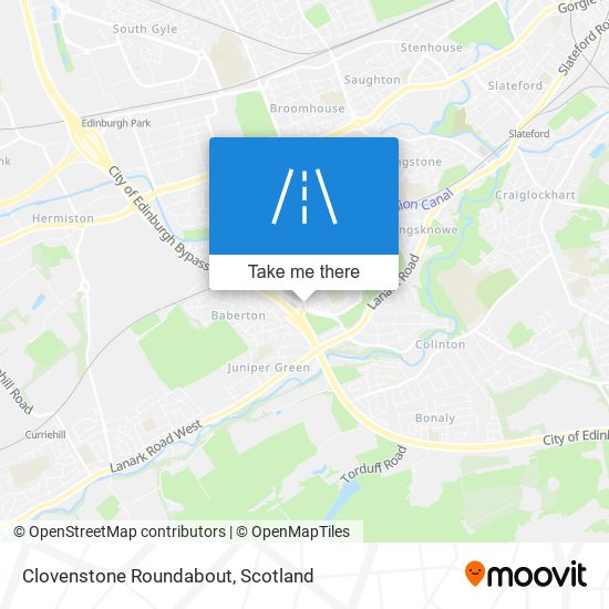 Clovenstone Roundabout map