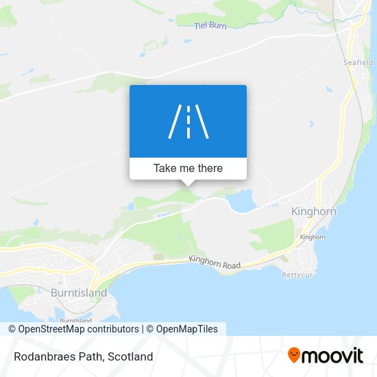 Rodanbraes Path map