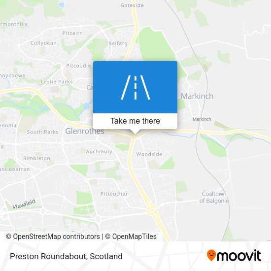 Preston Roundabout map
