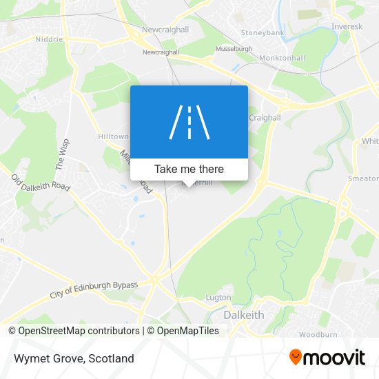 Wymet Grove map